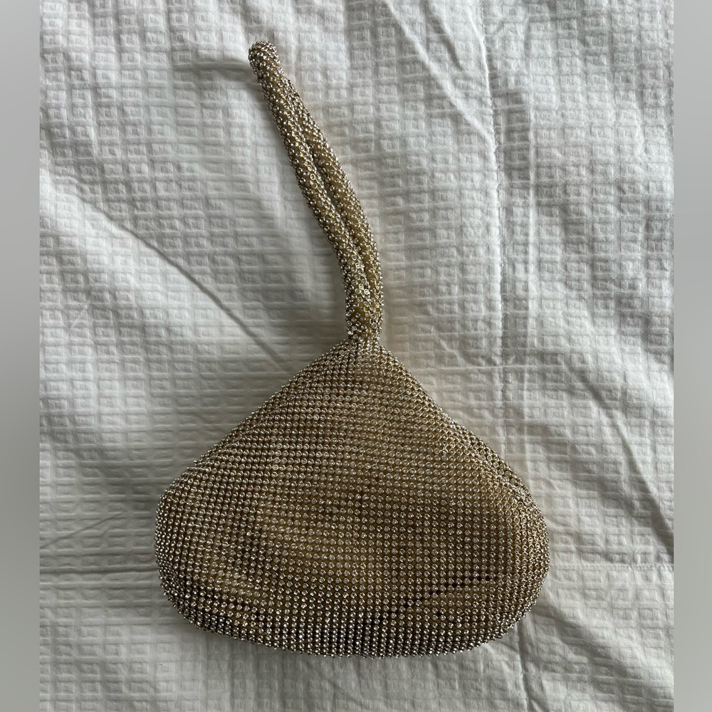 NWOT Crystal Embellished Mini Handbag - Picture 2 of 5